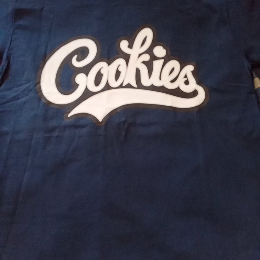 Cookies SF men's medium Navy signature logo tee-shirt new without tags